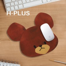 PVC mouse pad with custom shape -H-PLUS