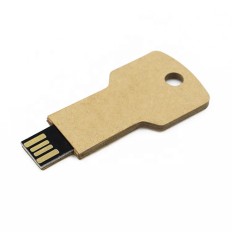 环保纤维纸钥匙USB