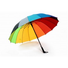 16开直柄彩虹伞